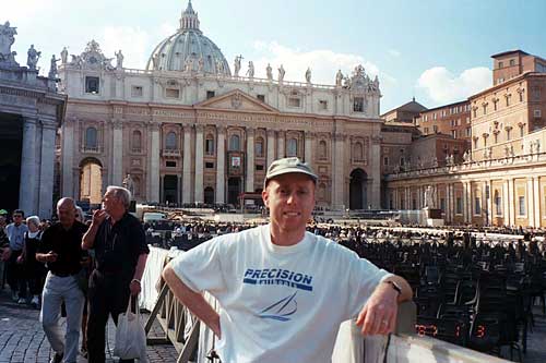 Kevin Pearce at the Vatican