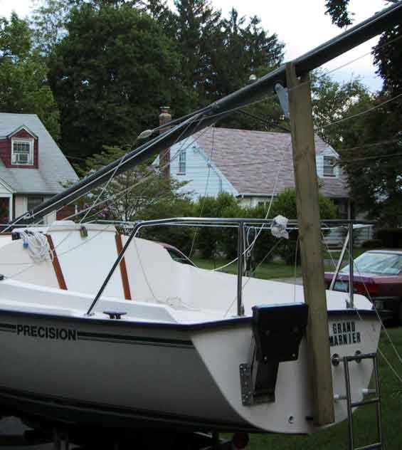 sailboat mast crutch