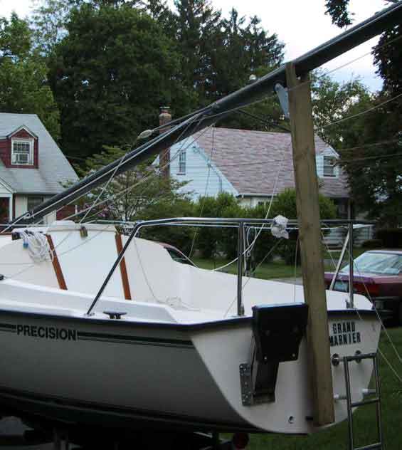 sailboat telescoping mast crutch